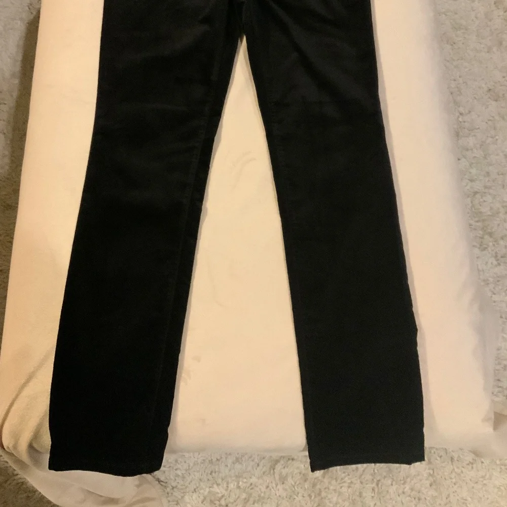 Talbots Black 6 Velvet Straight Leg Heritage Fit Holiday Date Cocktail Alpine